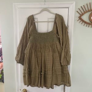 Free People Ari Mini Crochet Dress